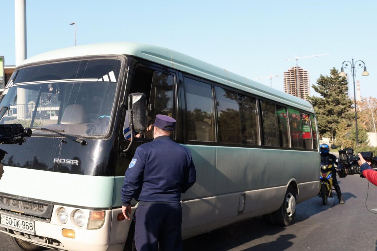 Qanunsuz sərnişin daşımalarına qarşı reyd keçirilib