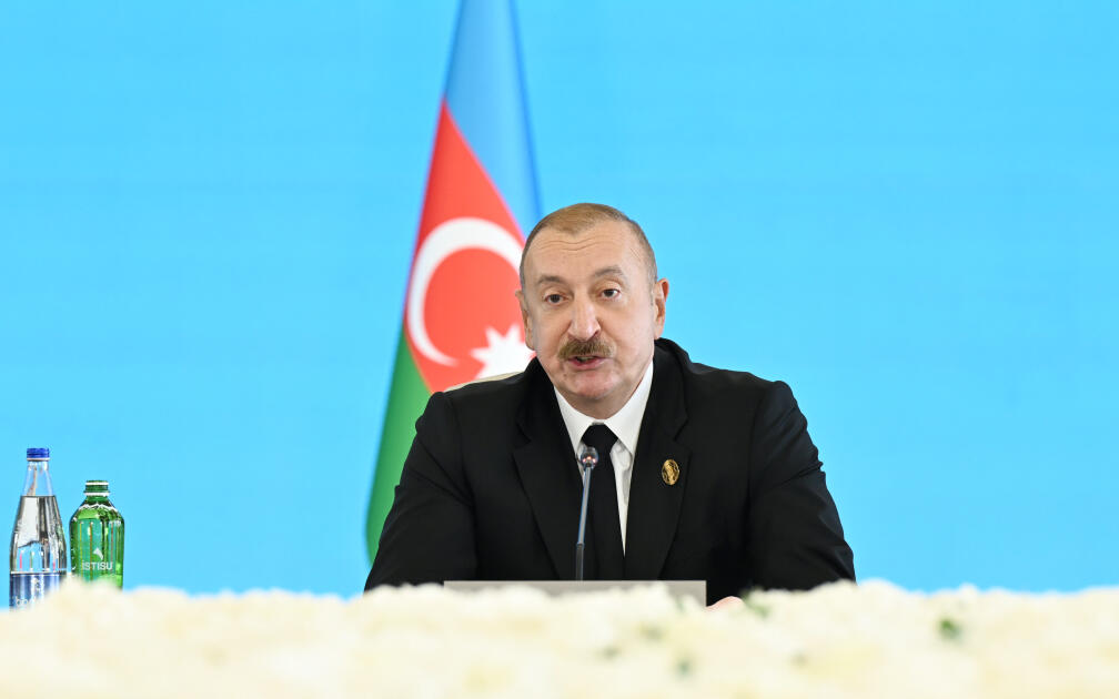 Президент Ильхам Алиев выступил на 12-м Саммите Совета глав государств Организации тюркских государств