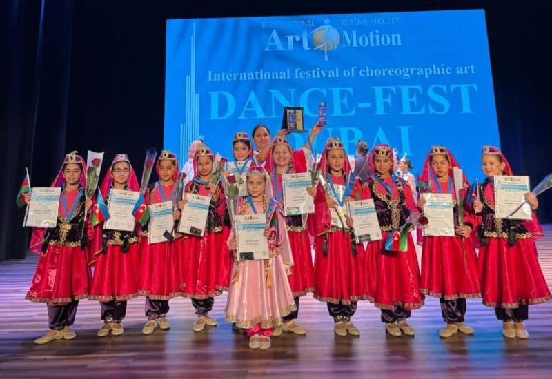 Коллектив Детского центра музыки и искусства Sənət стал победителем Dance Fest Dubai