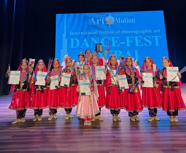 Коллектив Детского центра музыки и искусства Sənət стал победителем Dance Fest Dubai