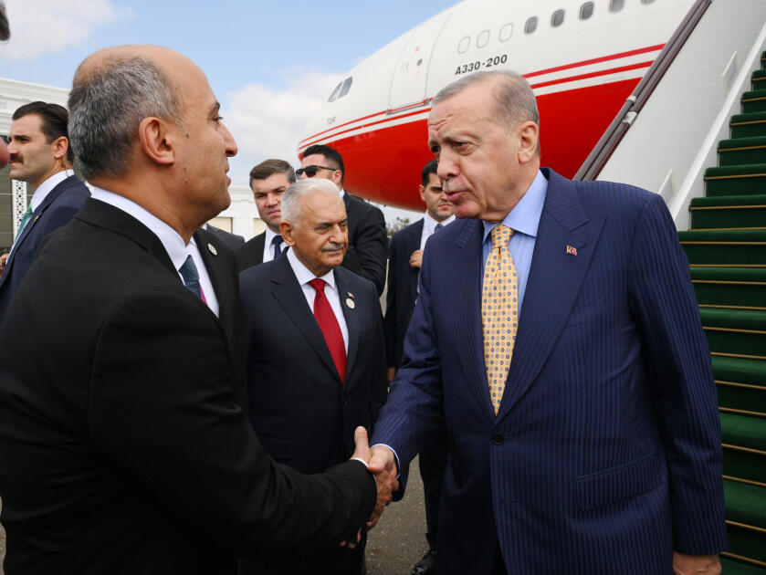 Türkiyə Prezidenti Rəcəb Tayyib Ərdoğan Azərbaycana səfərə gəlib