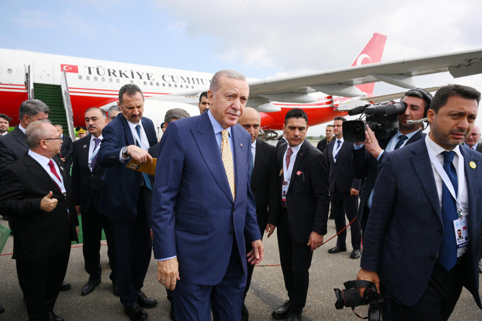 Türkiyə Prezidenti Rəcəb Tayyib Ərdoğan Azərbaycana səfərə gəlib