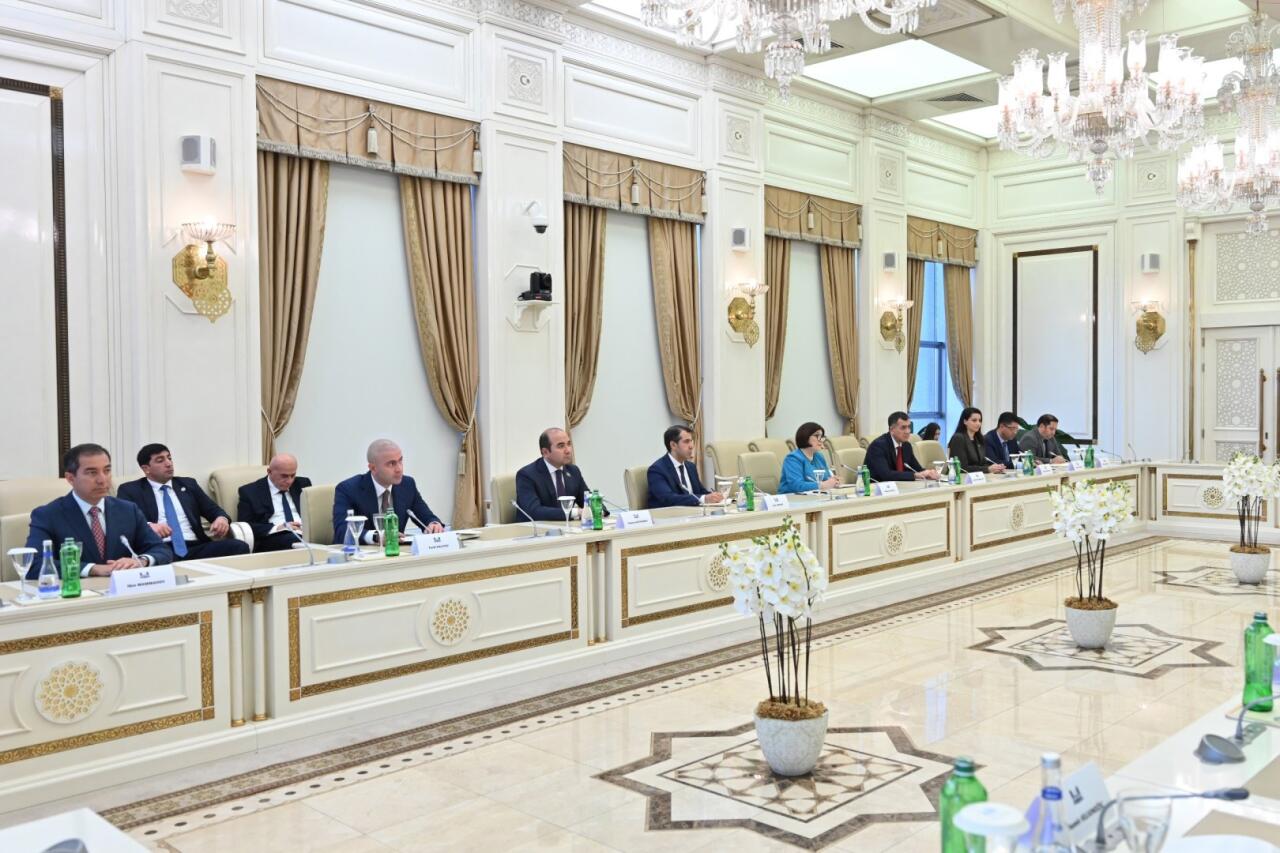 Sahibə Qafarova Xorvatiya parlamentinin sədri ilə görüşüb