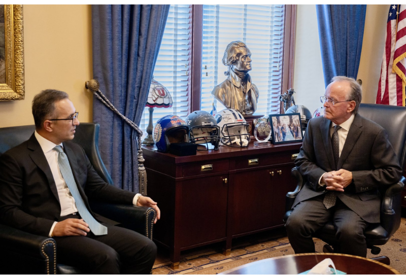 Dövlət Komitəsinin sədri Yuta Senatının prezidenti ilə görüşüb