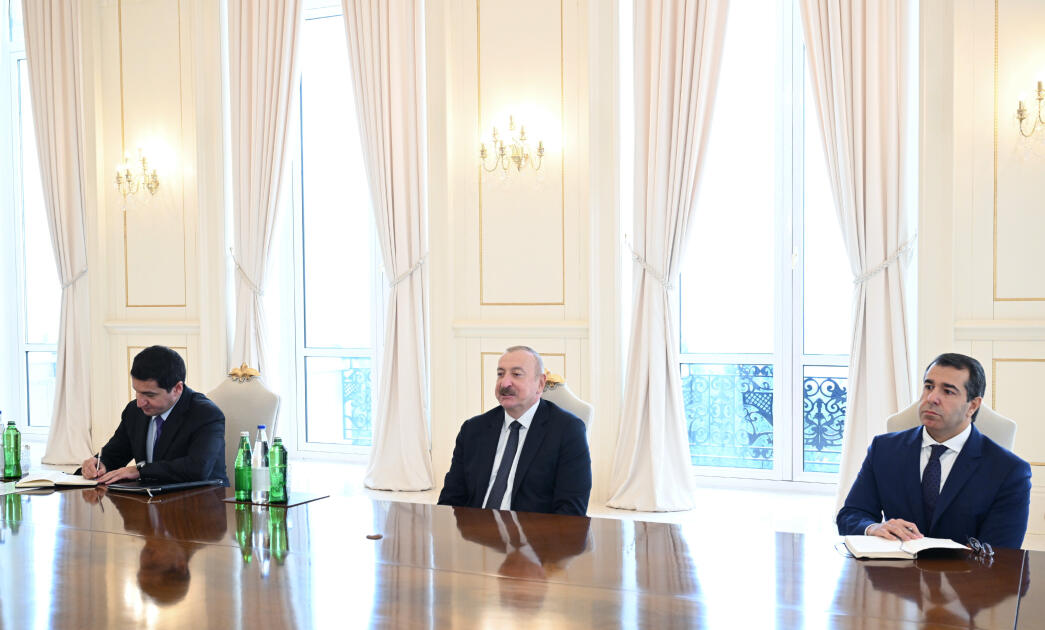Prezident İlham Əliyev Xorvatiya parlamentinin nümayəndə heyətini qəbul edib