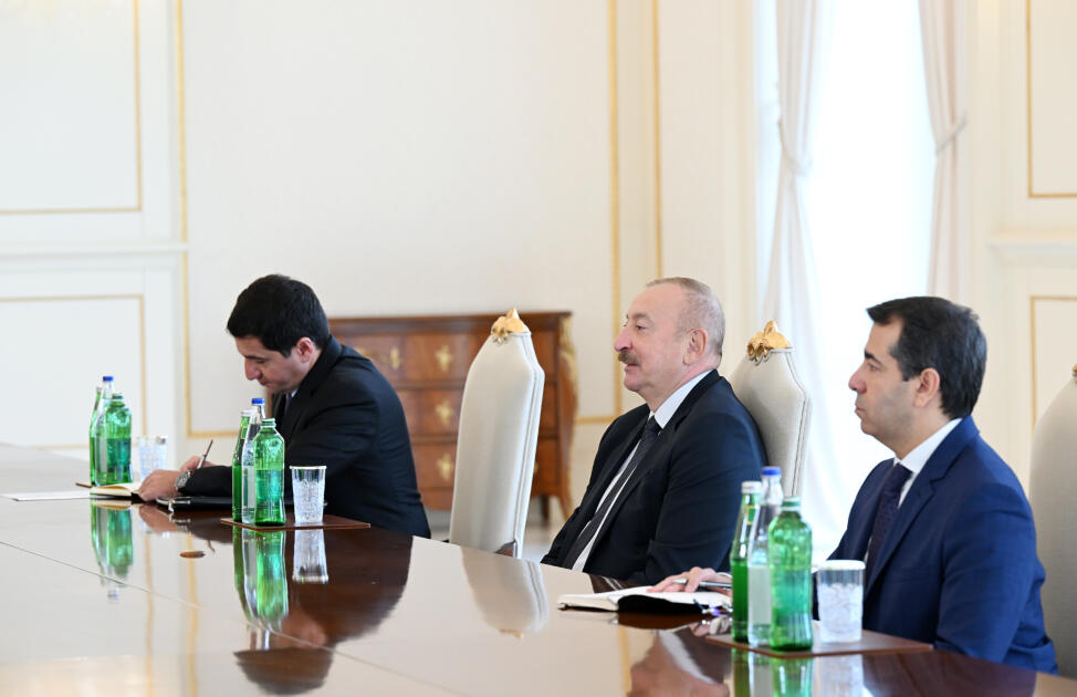 Prezident İlham Əliyev Xorvatiya parlamentinin nümayəndə heyətini qəbul edib