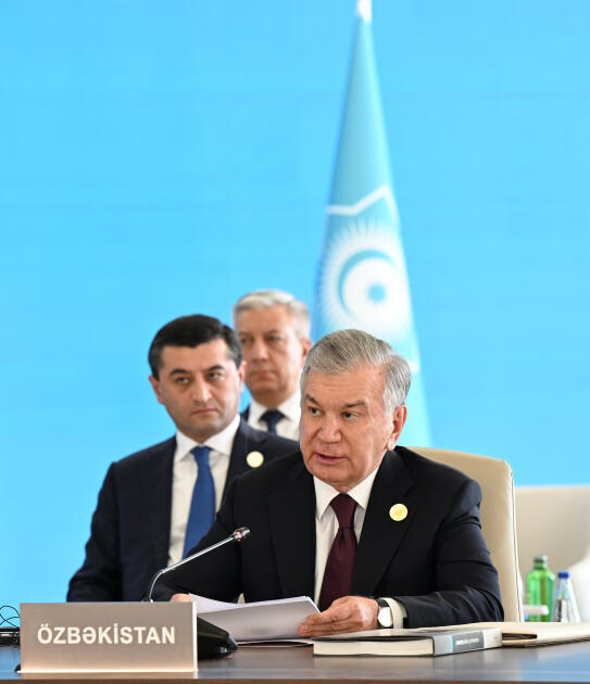 Prezident İlham Əliyev Türk Dövlətləri Təşkilatının Dövlət Başçıları Şurasının 12-ci Zirvə Görüşündə çıxış edib