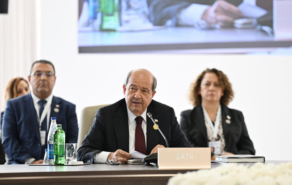 Prezident İlham Əliyev Türk Dövlətləri Təşkilatının Dövlət Başçıları Şurasının 12-ci Zirvə Görüşündə çıxış edib