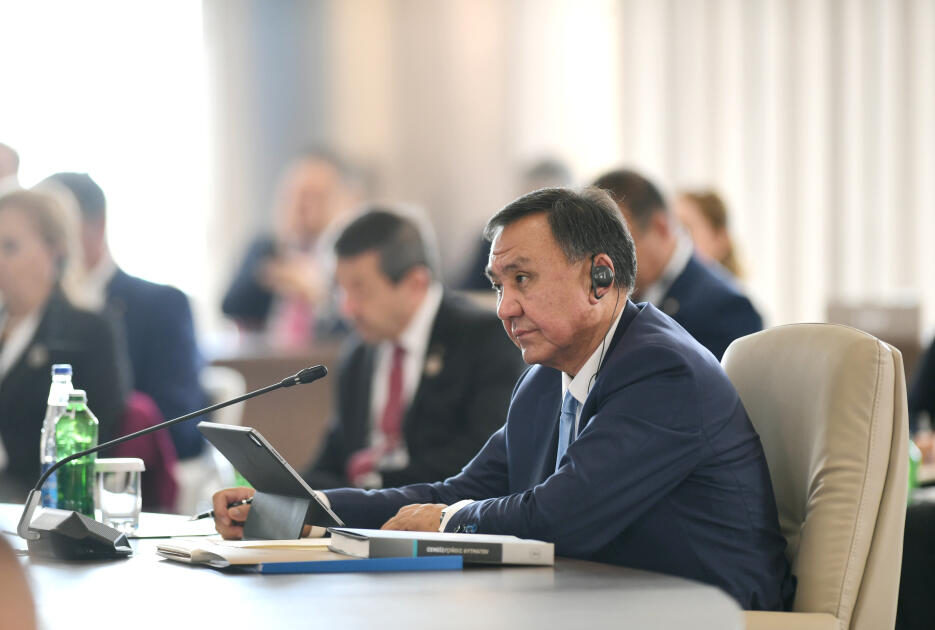 Prezident İlham Əliyev Türk Dövlətləri Təşkilatının Dövlət Başçıları Şurasının 12-ci Zirvə Görüşündə çıxış edib