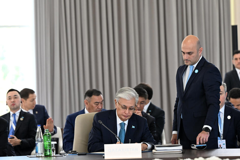 Prezident İlham Əliyev Türk Dövlətləri Təşkilatının Dövlət Başçıları Şurasının 12-ci Zirvə Görüşündə çıxış edib