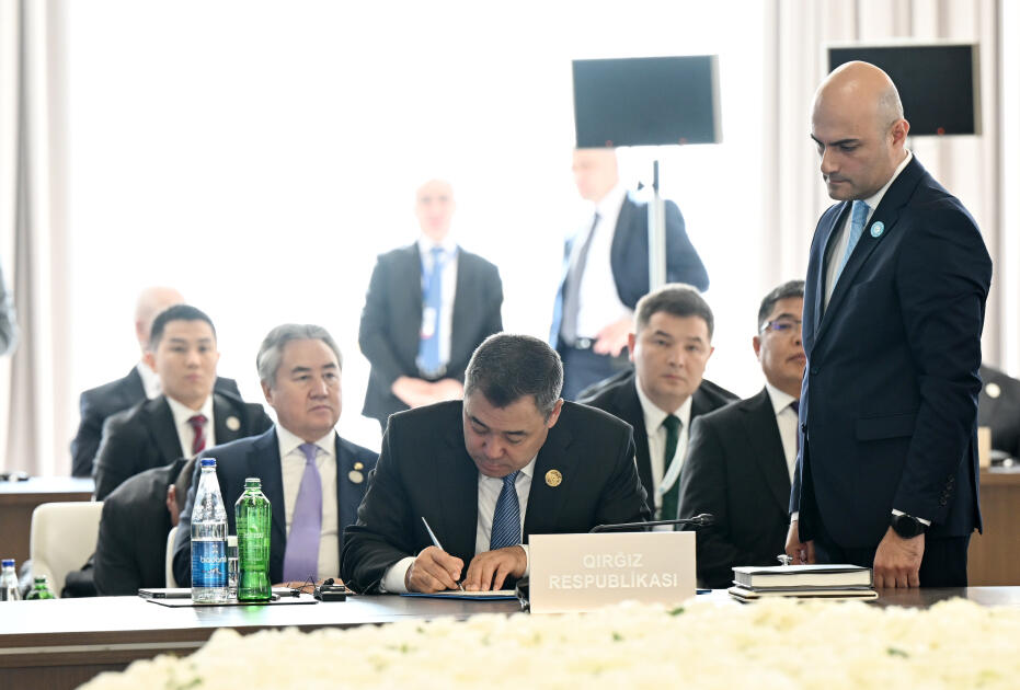 Prezident İlham Əliyev Türk Dövlətləri Təşkilatının Dövlət Başçıları Şurasının 12-ci Zirvə Görüşündə çıxış edib