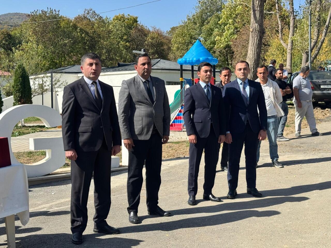 Ağdərənin Vəngli kəndində 28 ailəyə evlərinin açarları təqdim olunub