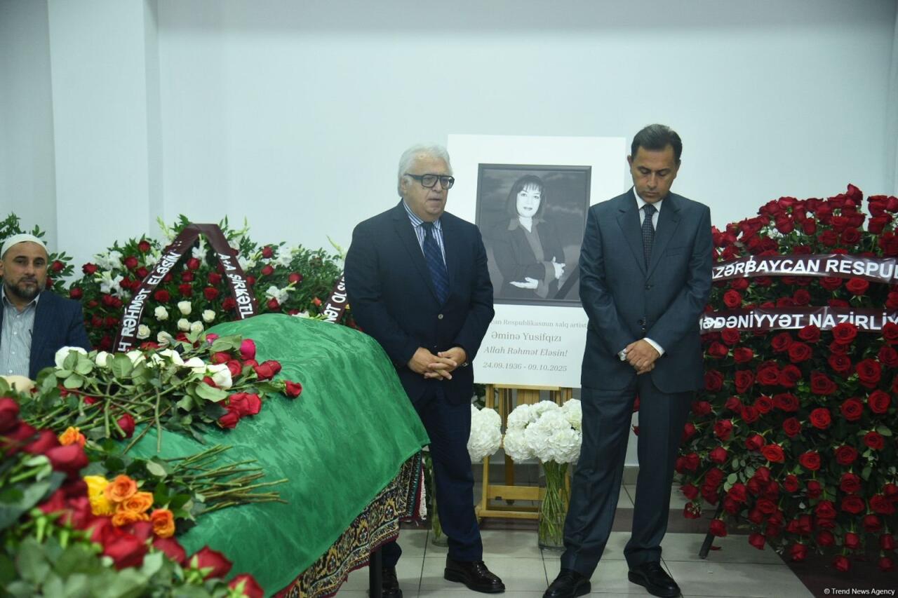 Xalq artisti Əminə Yusifqızı dəfn olunub