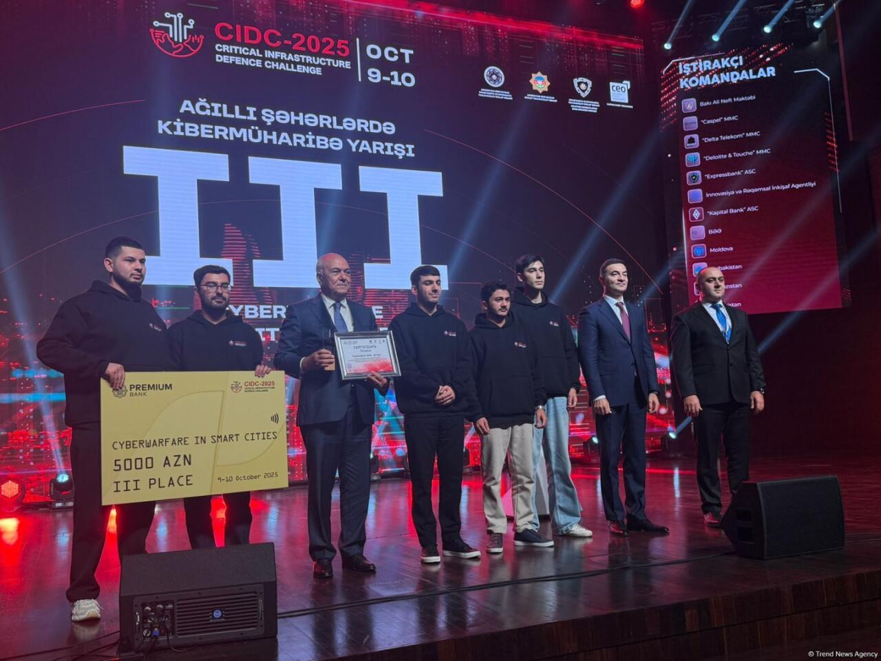 Объявлены победители соревнования, проведенного в рамках фестиваля CIDC 2025 в Баку
