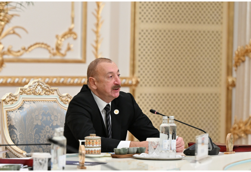 Президент Ильхам Алиев на заседании Совета глав государств СНГ рассказал о развитии Лачина