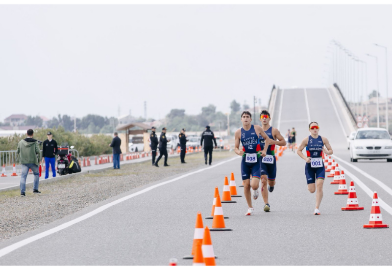 Pirallahıda triatlon üzrə ölkə çempionatı keçirilib