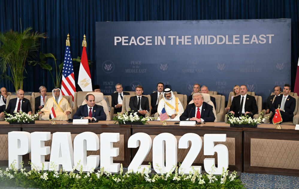 Президент Ильхам Алиев принял участие в Саммите мира по Ближнему Востоку