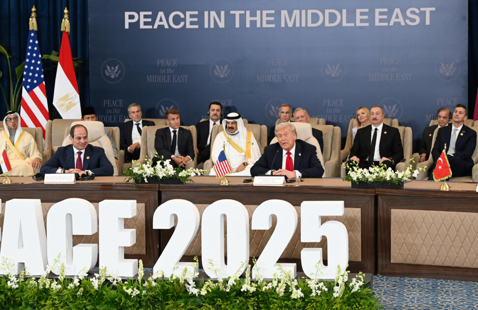 Президент Ильхам Алиев принял участие в Саммите мира по Ближнему Востоку