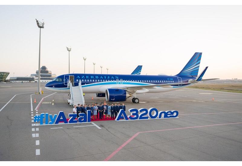 AZAL продолжает обновление флота: второй новый Airbus A320neo прибыл в Баку в этом году