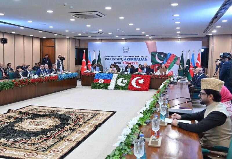 İslamabadda Azərbaycan-Pakistan-Türkiyə Parlament Sədrlərinin Üçüncü Üçtərəfli Görüşü keçirilir