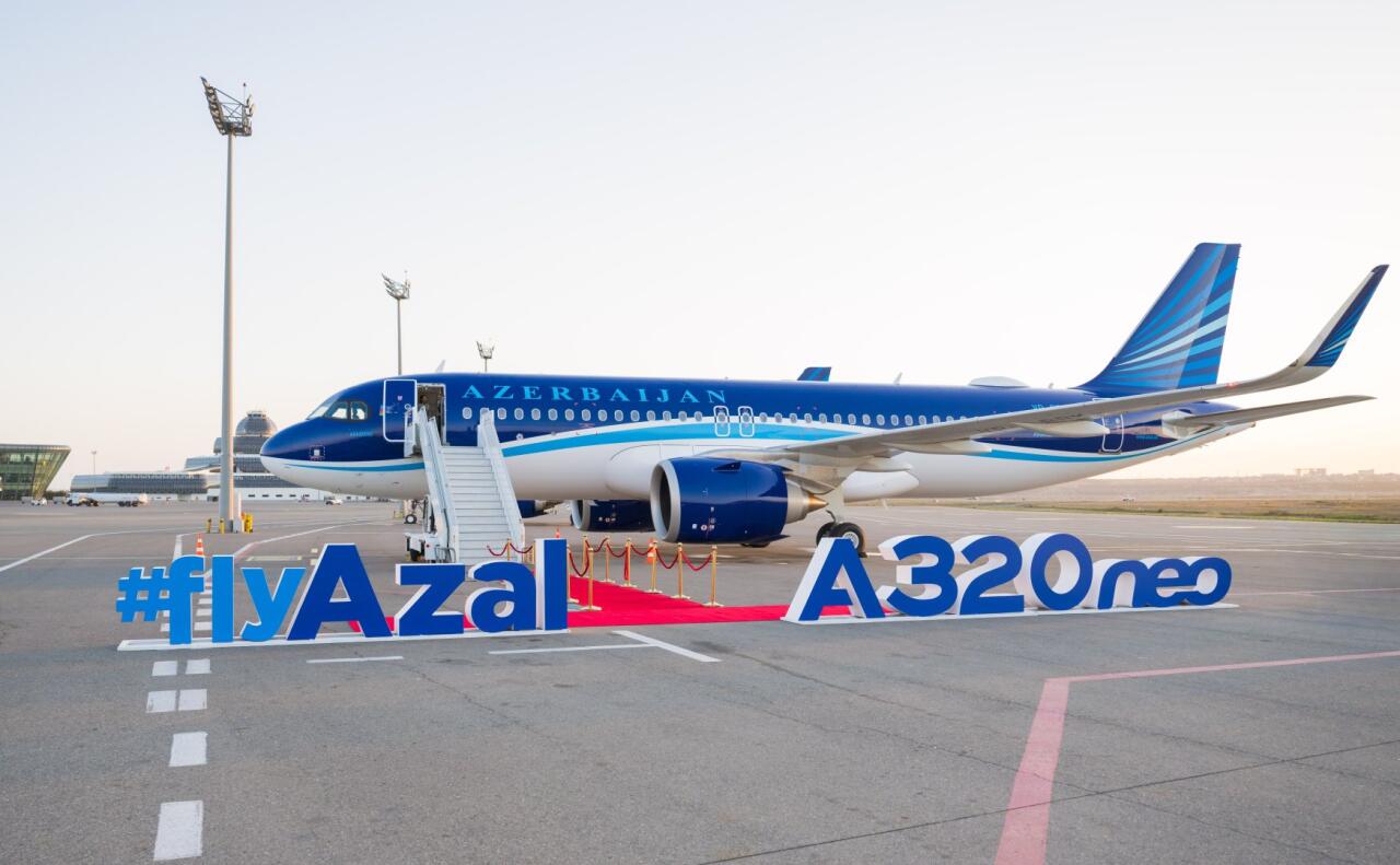AZAL продолжает обновление флота: второй новый Airbus A320neo прибыл в Баку в этом году