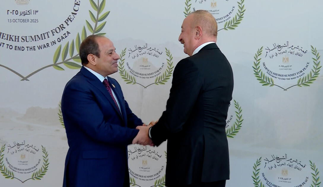 Prezident İlham Əliyev Yaxın Şərq Sülh Sammitində iştirak edir