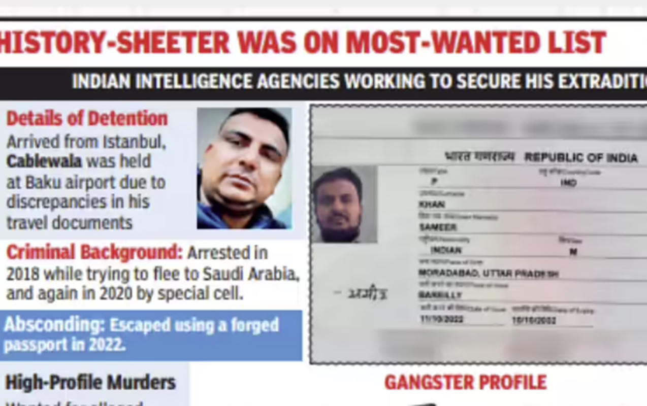 Axtarışda olan hindistanlı cinayətkar