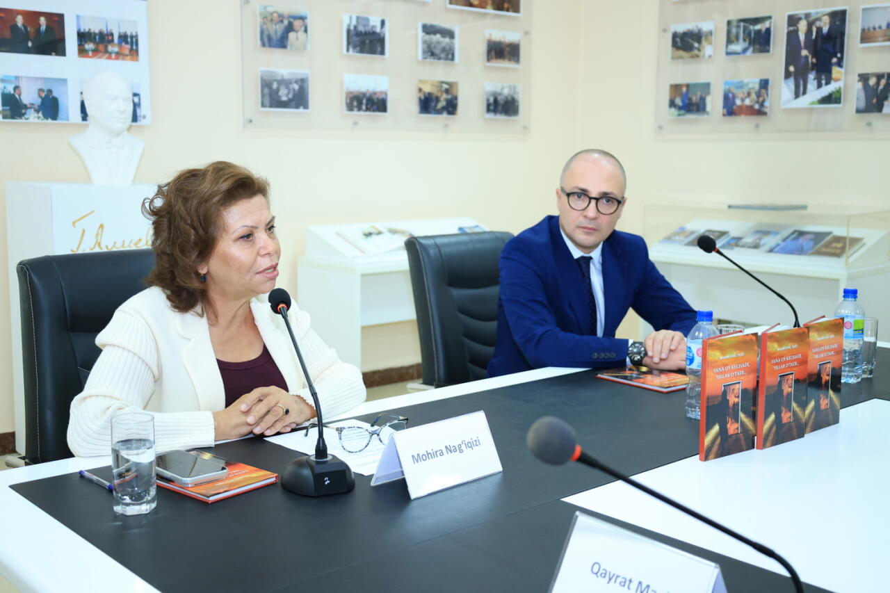 Daşkənddə Mahirə Nağıqızının özbək dilində çap olunan şeirlər toplusunun təqdimatı olub