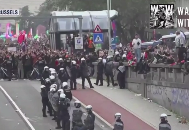 Забастовка в Брюсселе