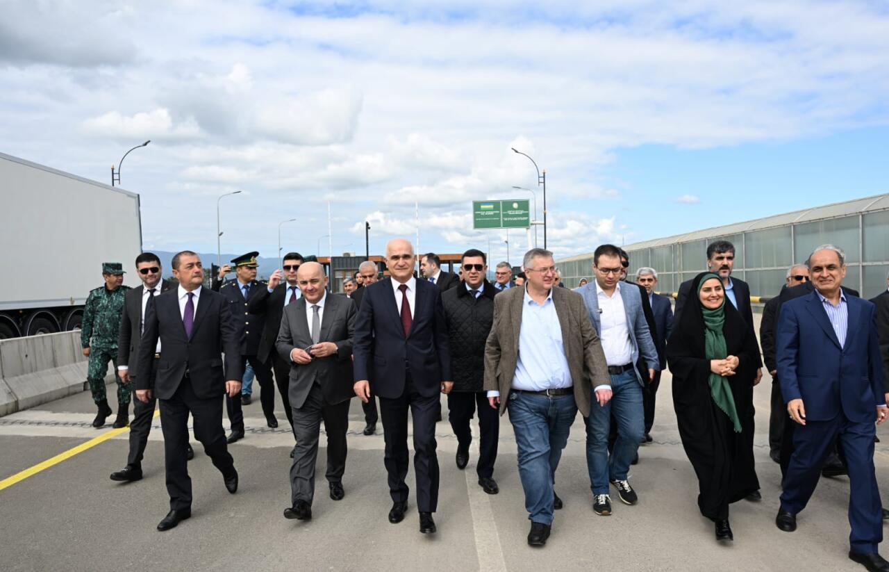 Astarada Şimal-Cənub beynəlxalq nəqliyyat dəhlizinin infrastruktur obyektlərinə birgə baxış keçirilib