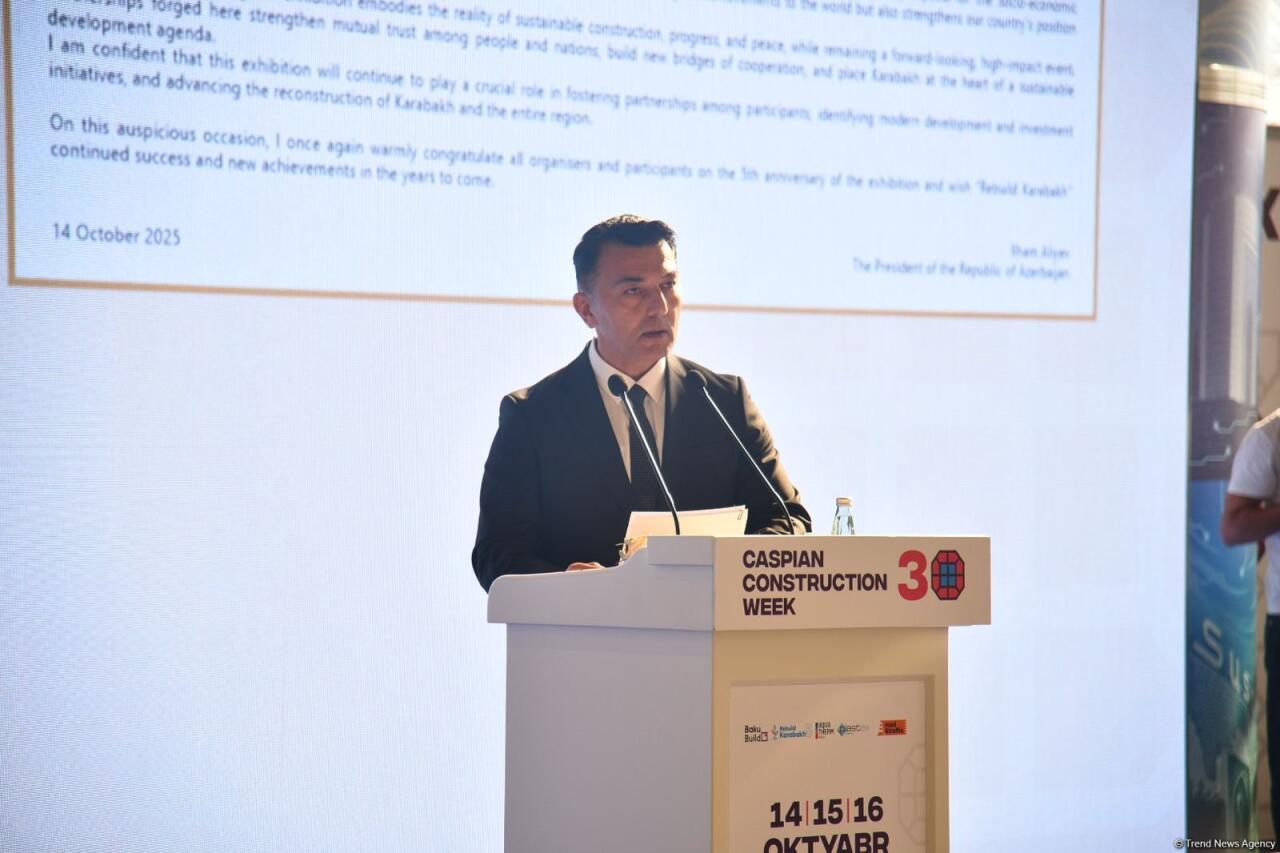 Bakıda 30-cu Yubiley Xəzər İnşaat Həftəsinin ilk günü yekunlaşıb