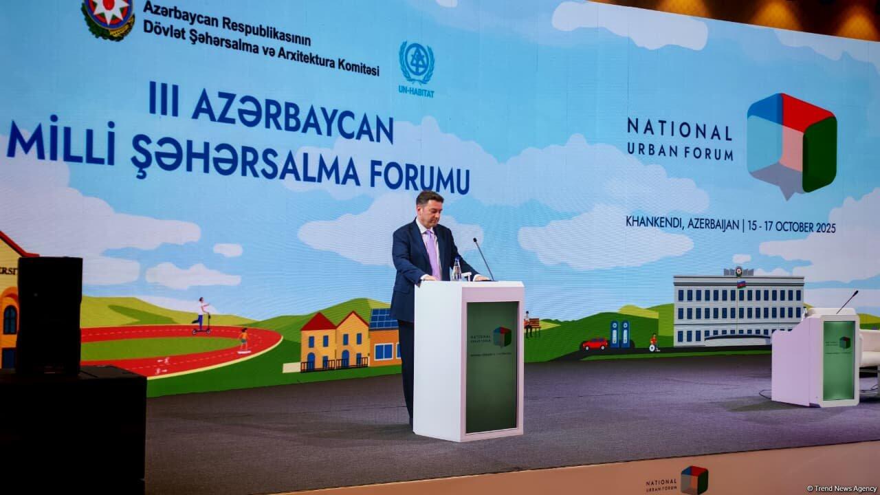 Xankəndi şəhərində III Milli Şəhərsalma Forumu öz işinə başlayıb