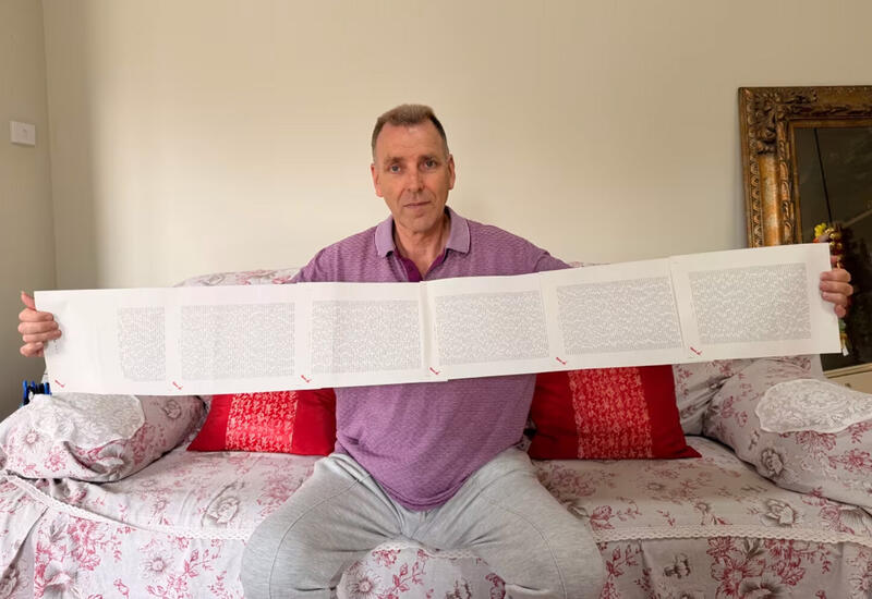 Мужчина с именем, состоящим из 2253 слов, попал в книгу рекордов Гиннеса