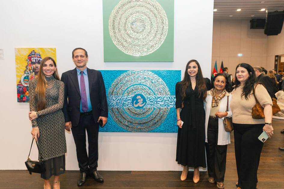 Leyla Əliyeva və Arzu Əliyeva Berlində MAMA “Ana təbiət” sərgisinin açılışında iştirak ediblər
