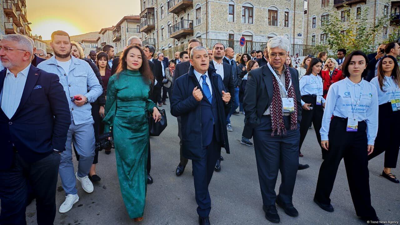 Üçüncü Azərbaycan Milli Şəhərsalma Forumunun iştirakçıları Şuşa şəhərində olublar
