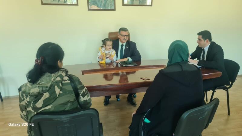 Milli Məclisin deputatı Novruzəli Aslanov İsmayıllı şəhərində seçiciləri ilə görüşüb