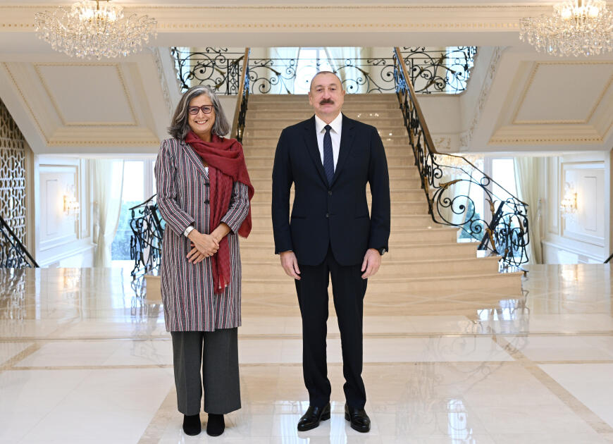 Prezident İlham Əliyev BMT-nin Məskunlaşma Proqramının icraçı direktorunu qəbul edib