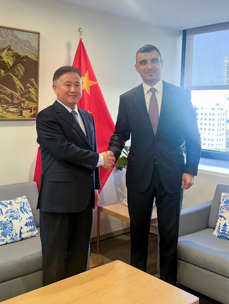 Azərbaycan Çinlə mərkəzi banklar və maliyyə sektorları arasında tərəfdaşlığın genişləndirilməsini müzakirə edib