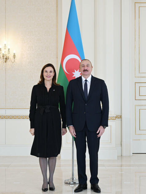Президент Ильхам Алиев принял верительные грамоты новоназначенного главы представительства ЕС в Азербайджане
