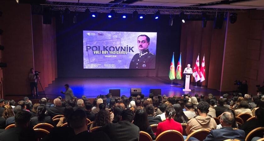 Tbilisidə “Polkovnik” filminin təqdimatı keçirilib
