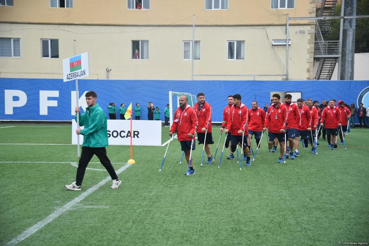 Bakıda amputant futbolu üzrə Millətlər Liqası oyunlarının açılış mərasimi keçirilib