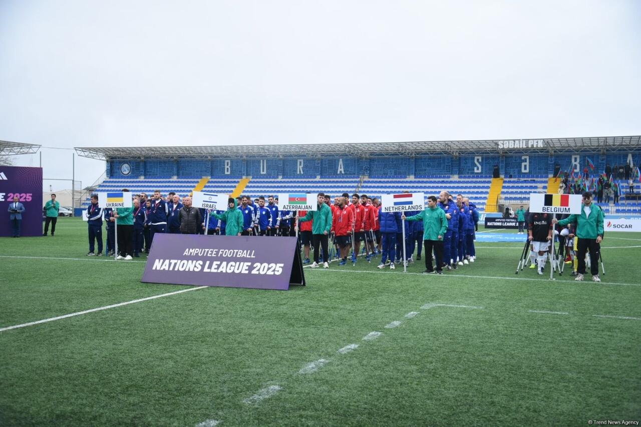 Bakıda amputant futbolu üzrə Millətlər Liqası oyunlarının açılış mərasimi keçirilib