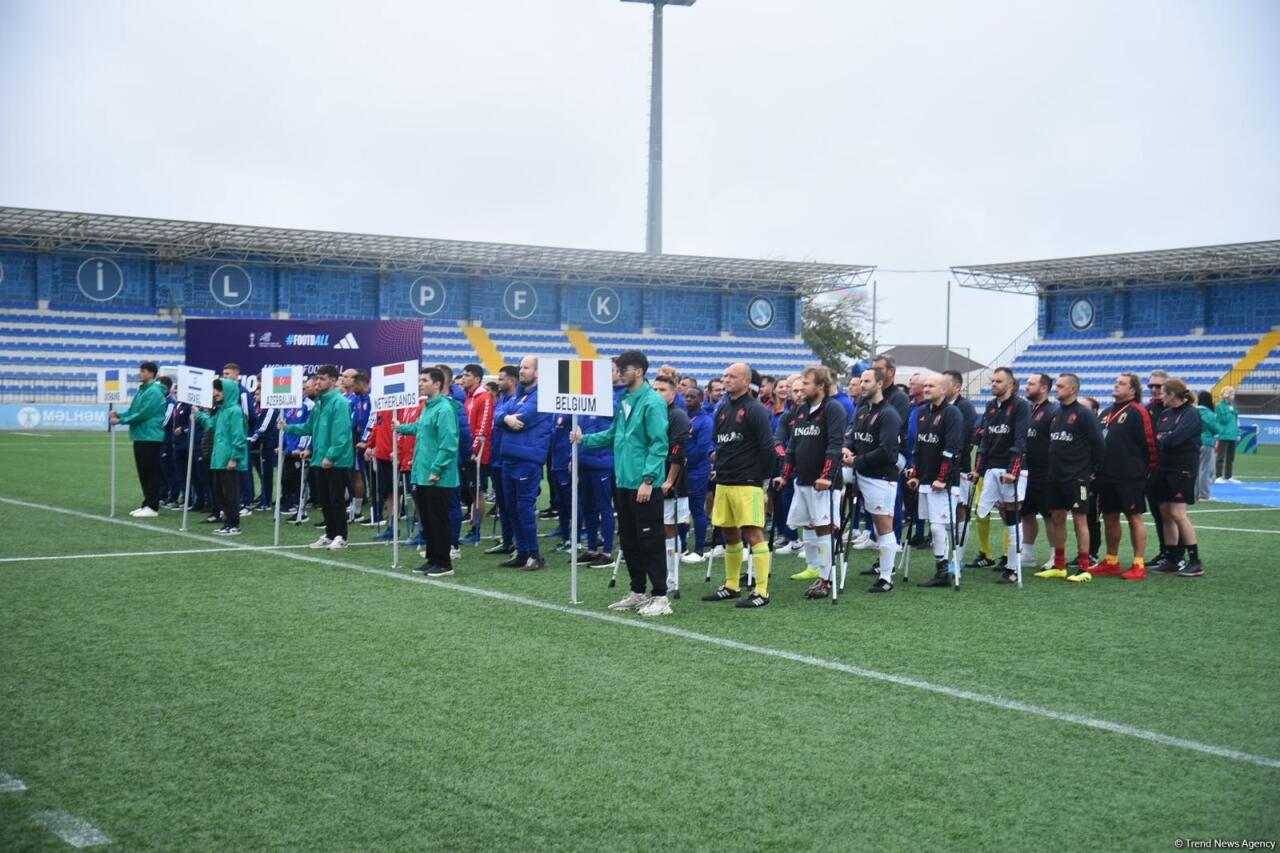 Bakıda amputant futbolu üzrə Millətlər Liqası oyunlarının açılış mərasimi keçirilib