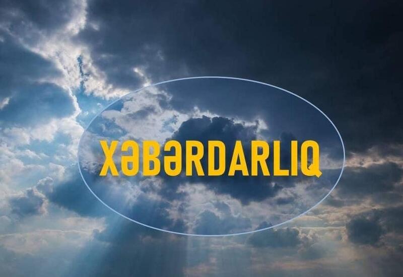 Oktyabrın 20-dən etibarən Azərbaycanda yağıntılı hava şəraiti gözlənilir