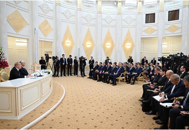 Prezident İlham Əliyev: Bakı və Astananın aktiv qarşılıqlı fəaliyyəti ciddi geosiyasi əhəmiyyət daşıyır