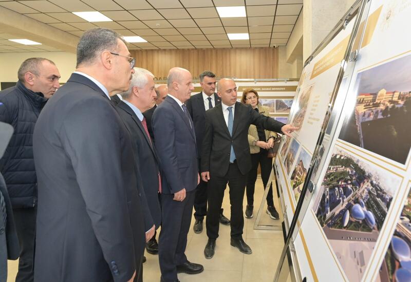 Türkiyənin Ali Təhsil Şurasının sədri Qarabağ Universitetini ziyarət edib