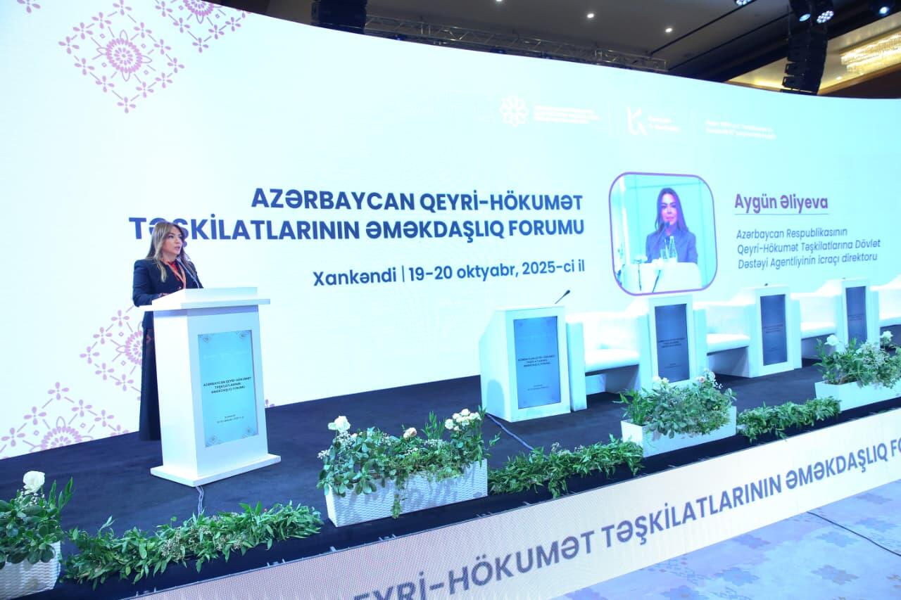 В Ханкенди состоялось официальное открытие Форума сотрудничества НПО Азербайджана