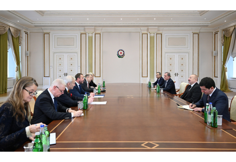 Prezident İlham Əliyev Estoniyanın xarici işlər nazirini qəbul edib