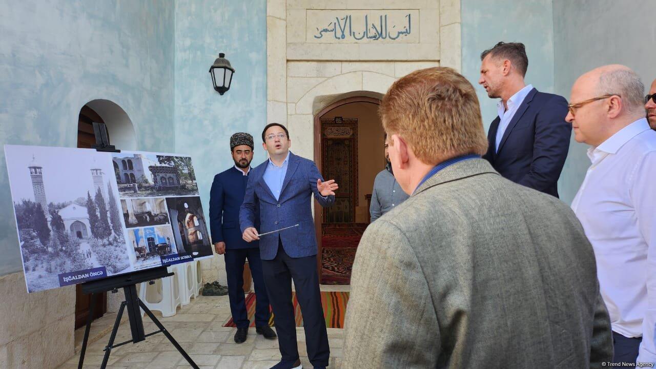 Ağdama səfər edən Beynəlxalq Səyahətçilər Ağdam Çörək muzeyinin qalıqlarını ziyarət ediblər