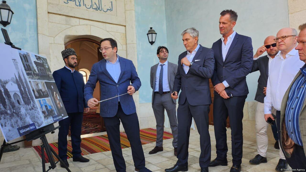 Ağdama səfər edən Beynəlxalq Səyahətçilər Ağdam Çörək muzeyinin qalıqlarını ziyarət ediblər